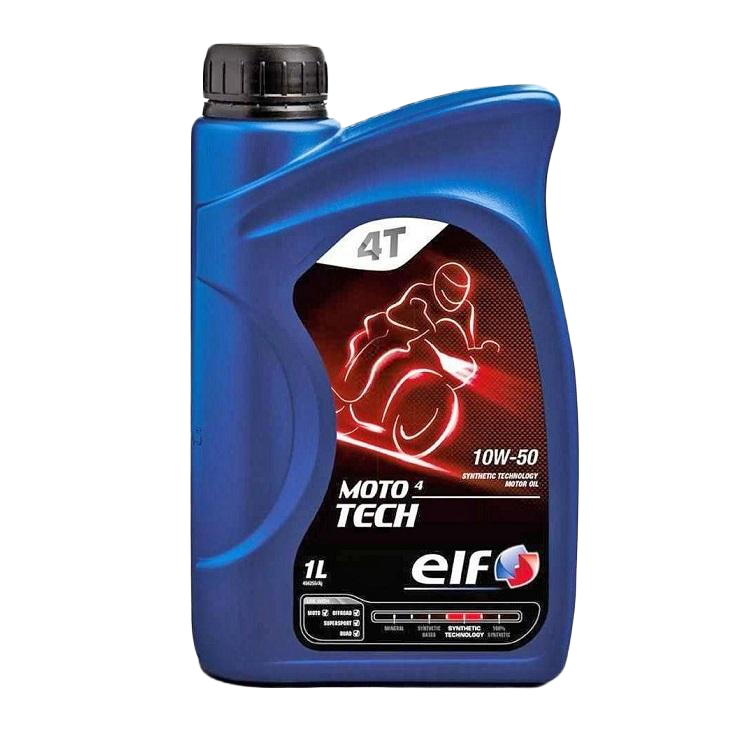 Моторное масло ELF Moto 4 Tech 10W50, 1л